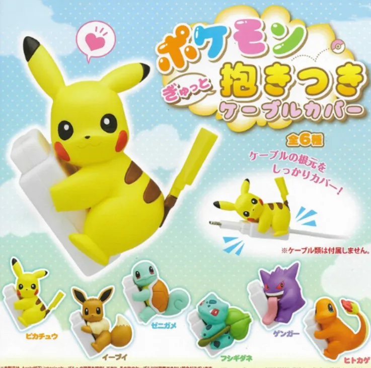 Фигурки второго стиля 6 шт./компл. на шнурке аниме экшн фигурки pkchu модель