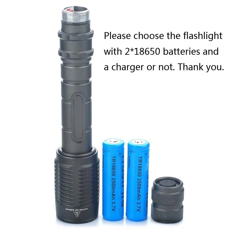 Тактический фонарик Ultrafire XM L T6 1600 люмен светодиодный с выпуклой линзой