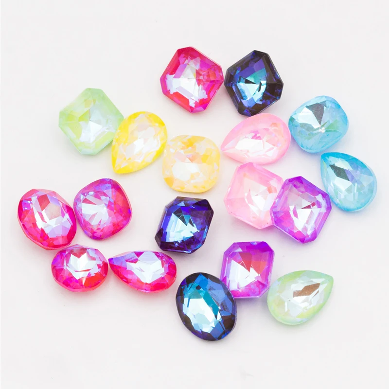 3D украшения для ногтей Astrobox Nail Art драгоценные камни стеклянные разразы искусство