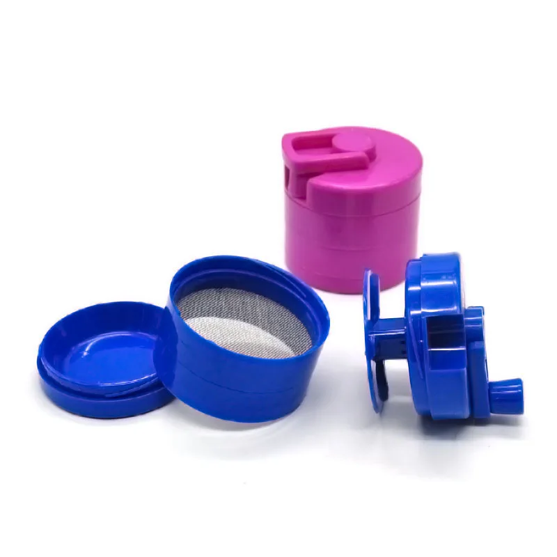 Качественная пластиковая ручная дробилка 63 мм 2 5 дюйма для табака и порошка с