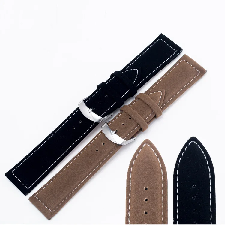 Ремешок матовый из микрофибры для наручных часов 22 мм 18/22 2020|band 22mm|watch strap22mm watchbands |