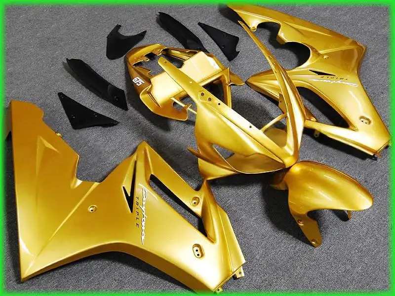 Набор обтекателей мотоцикла для Triumph Daytona 675 05 06 07 08 Daytona675 2005 2006 2007 2008 Golden ABS
