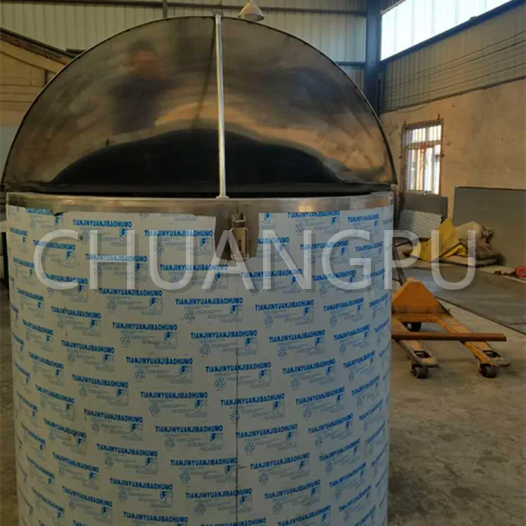 Резервуар для молока 304 л из нержавеющей стали молочной фермы вертикального