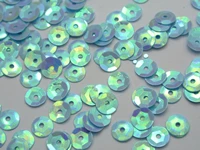 5000 blue ab 6mm cup round loose sequins paillettes sewing wedding craft