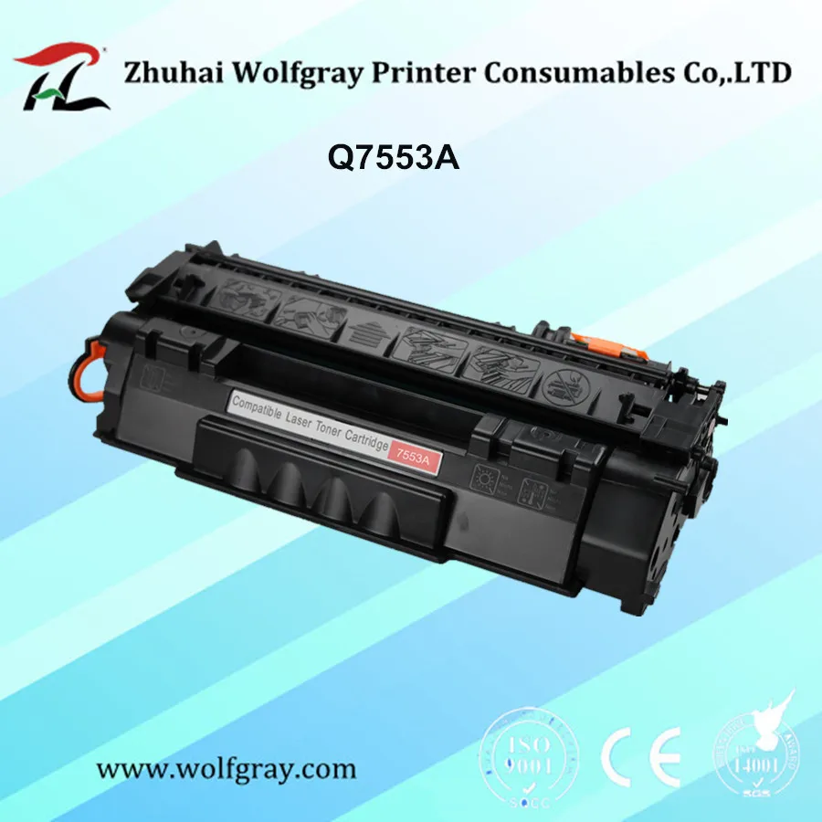 Совместимый картридж с тонером Q7553A для HP LaserJet P2014/P2015/P2015D/P2015N/M2727 | Компьютеры и