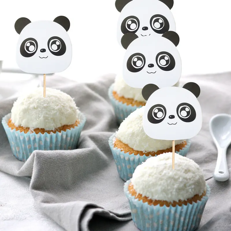18 шт./компл. Panda тема День рождения надувные баннеры торт карта комбинированное