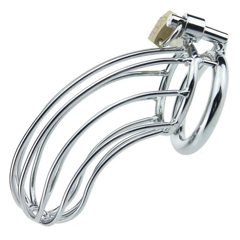 Длинная стильная клетка для пениса мужское устройство верности кольцо Пояс