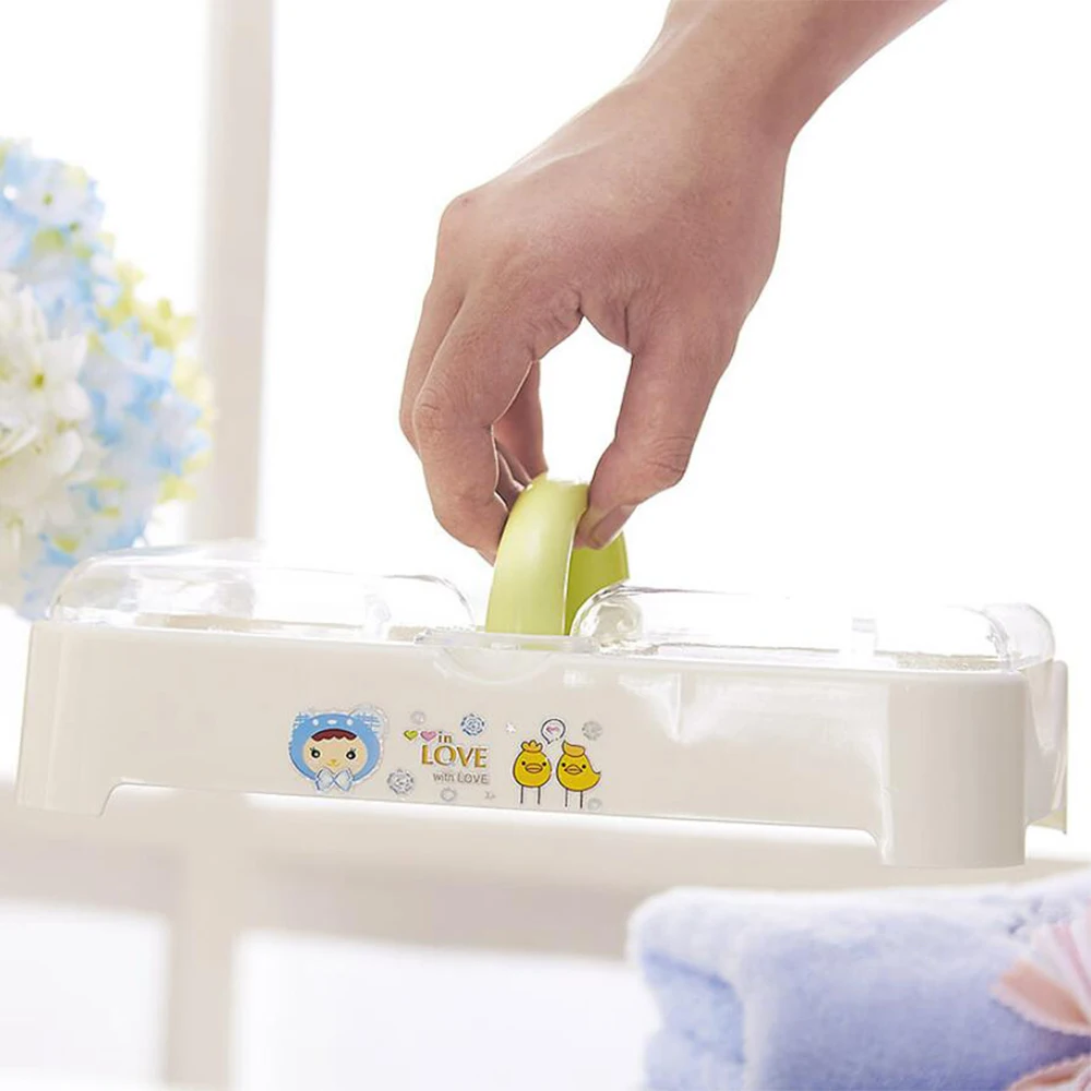 1 шт. Коробка для мыла с двойной сеткой мыльница портативный держатель дренаж