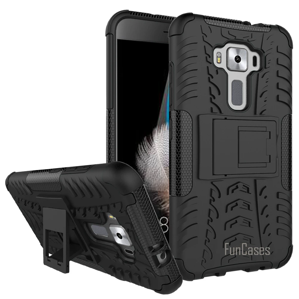 Чехол для ASUS Zenfone 3 ZE520KL 5 2 дюймов гибридный с откидной подставкой ослепительный
