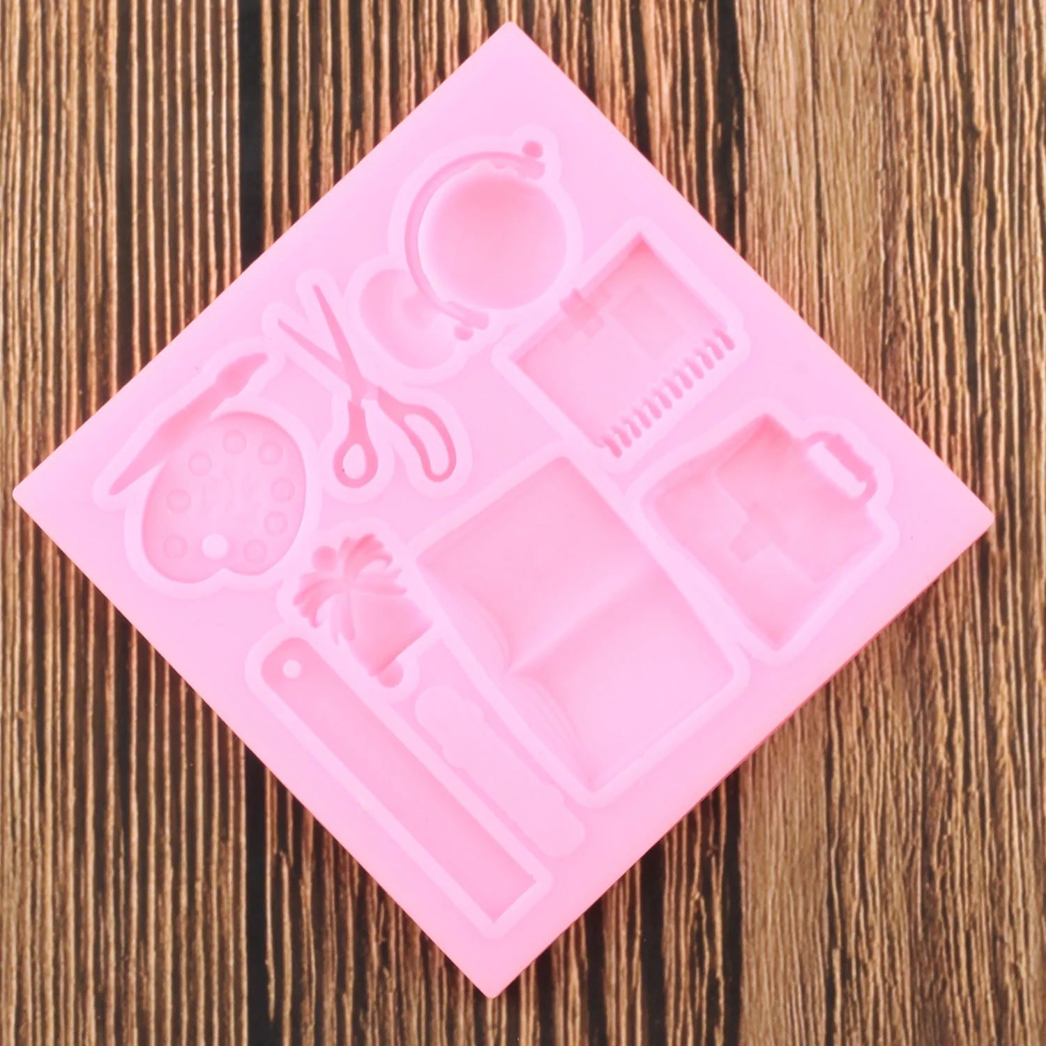 3D школьная сумка книжка ножницы ручка для рисования колокольчик глобус