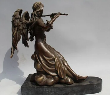 Медная латунь китайские ремесла Азиатский 9 &quotскульптура Западное искусство