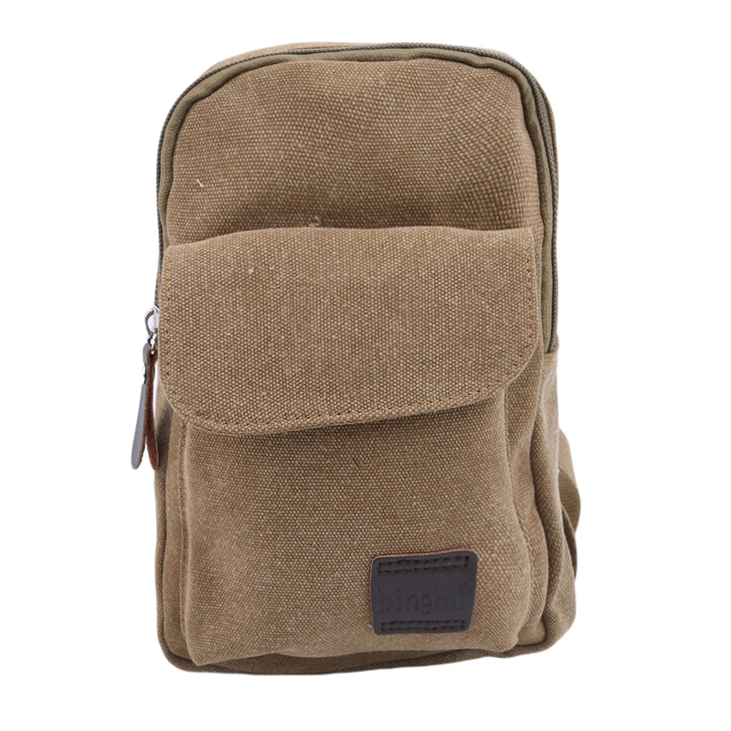 Горячая Многофункциональный Для мужчин Груди Сумка Винтаж Crossbody сумки
