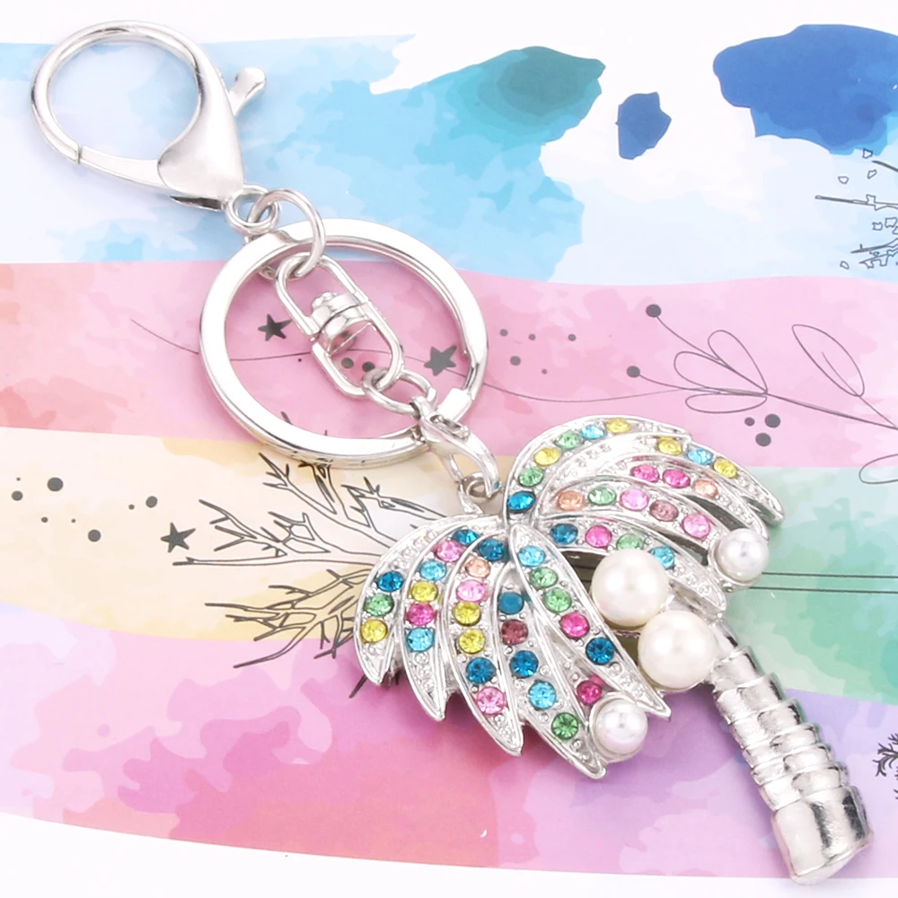 2 цвета Высокое качество Древо жизни циркон кристалл винтажный брелок для ключей