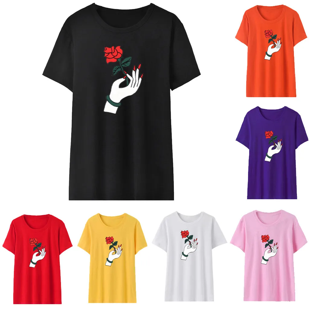 SAGACE женская футболка Femme 2019 модные повседневные топы с коротким рукавом и круглым