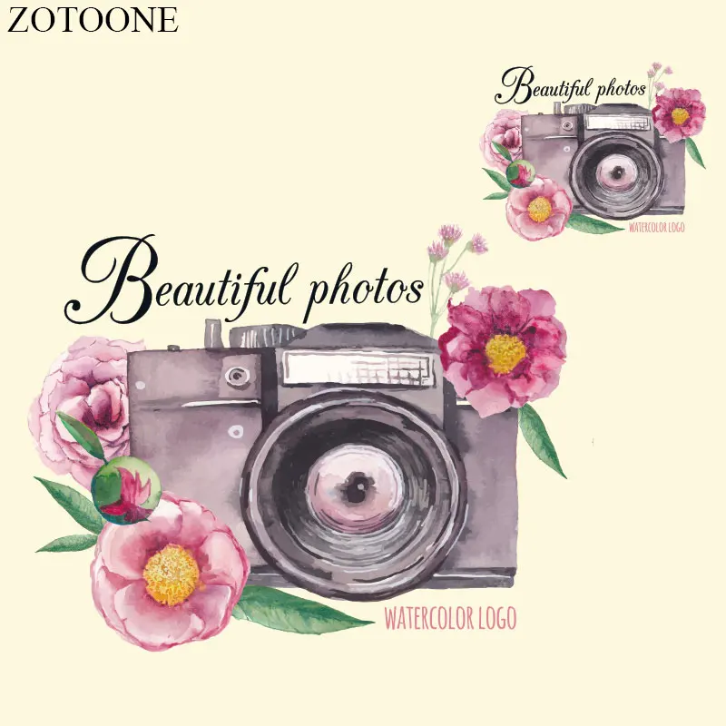 ZOTOONE DIY камера горячий нагрев железа на переносные патчи для футболки швейная
