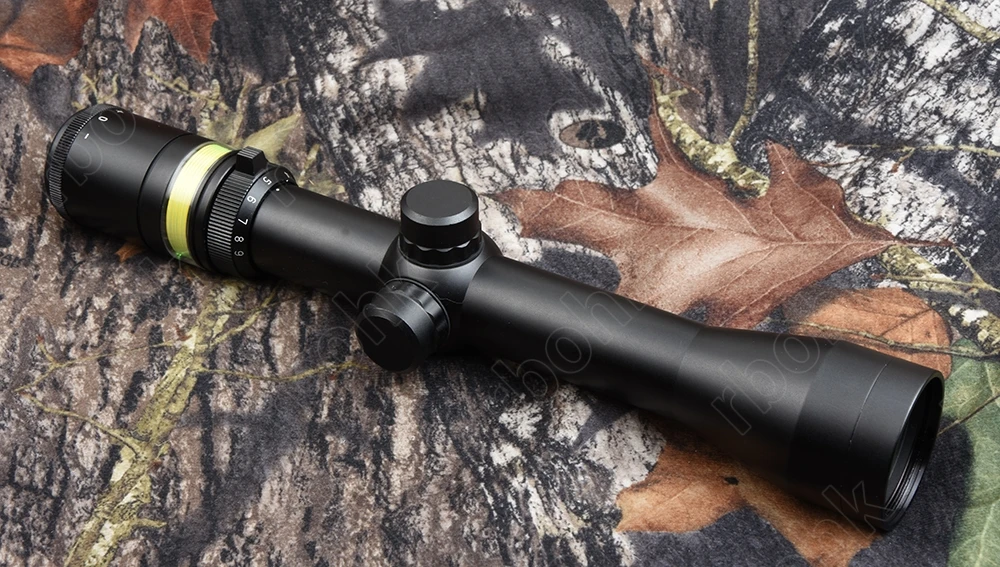 Зеленое Оптическое волокно 3 9x40 прицел для 1 25 дюймовой трубки M7420|3-9x40 rifle scope|rifle