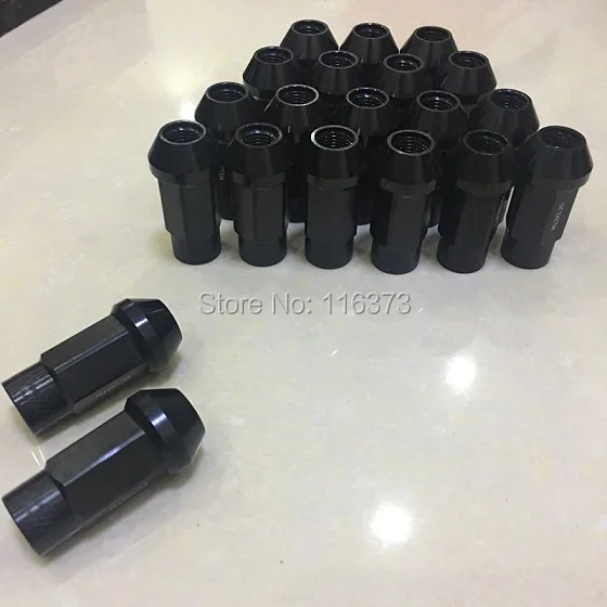 

Light Weight 7075 Aluminum Lug Nuts For 1982-1987 GMC Caballero M12x1.5 extended length open end lug nuts lightweight