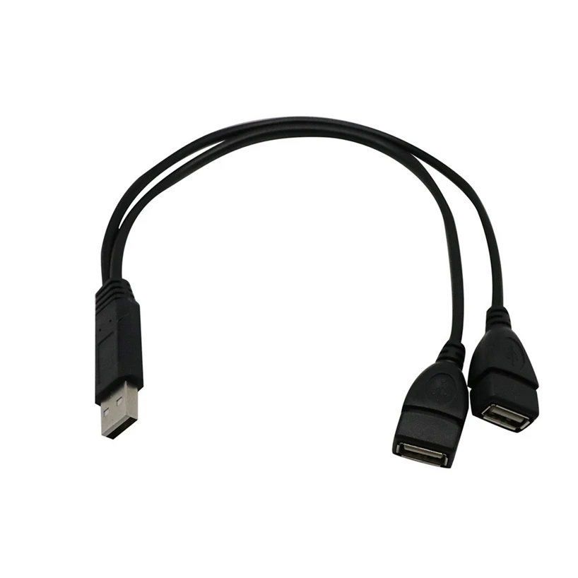 USB 2 0 30 см портативный шунт быстрая зарядка y разветвитель концентратор двойной