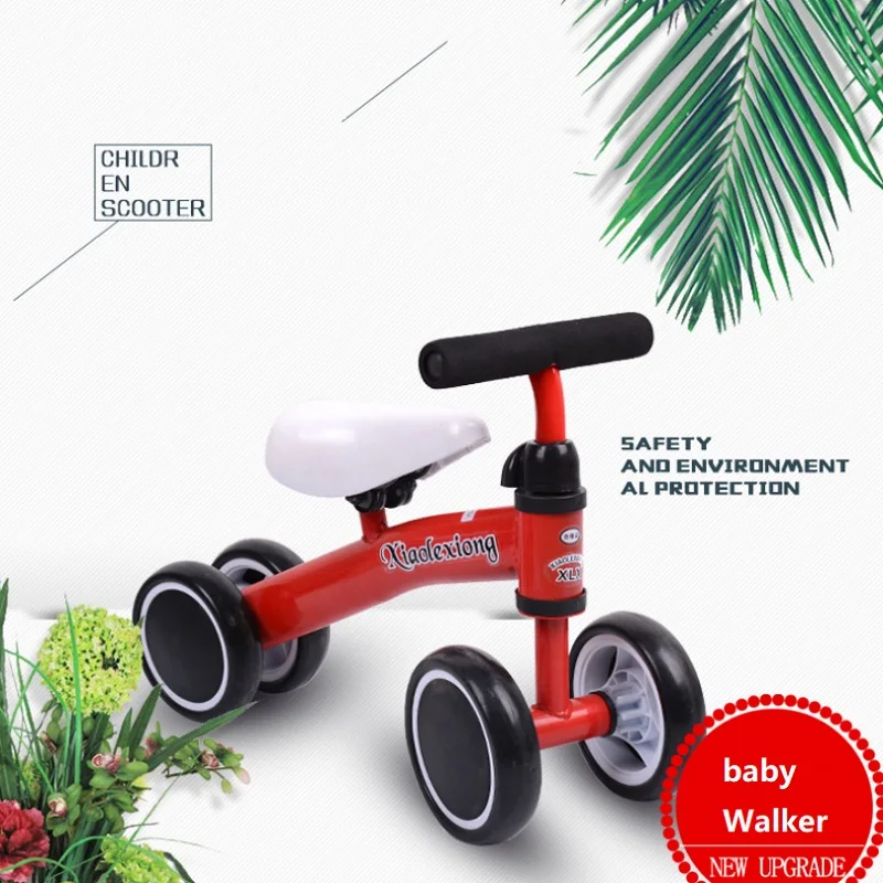 Дети Малыш трайк Новый младенец Первый ходунки баланс велосипед детский учатся