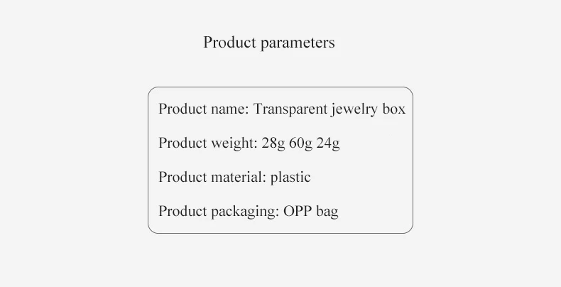 Luluhut пластик прозрачный органайзер для косметики box multi сетки маленький пластиковый ящик отделки ювелирных изделий box pill дело сборки