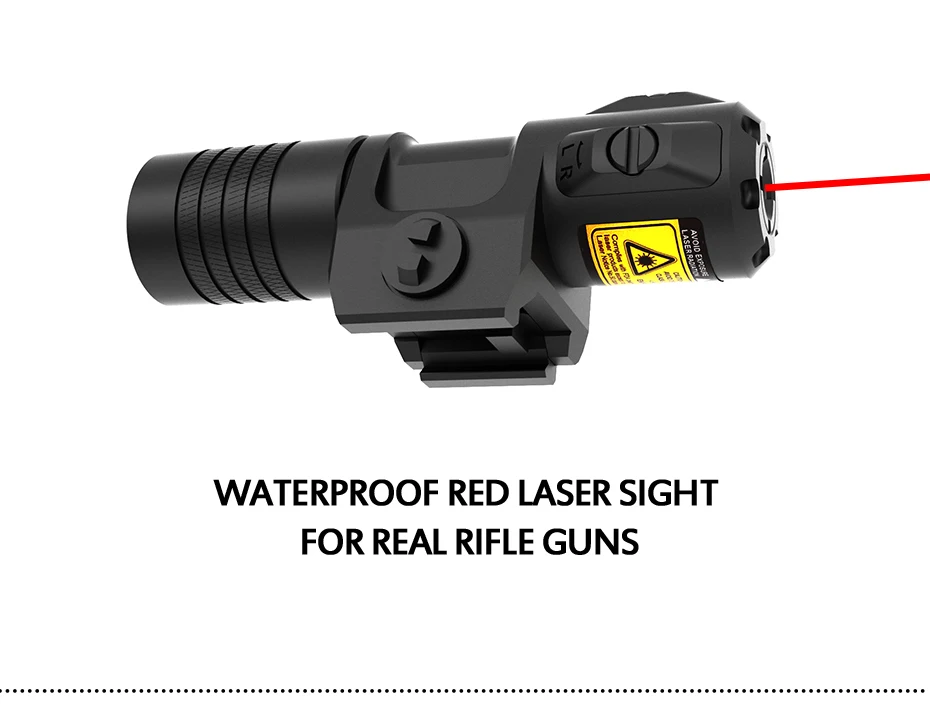 Прямая Laserspeed военные винтовки прицелы красный лазерный прицел водонепроницаемый лазерный указатель на рельсах Пикатинни