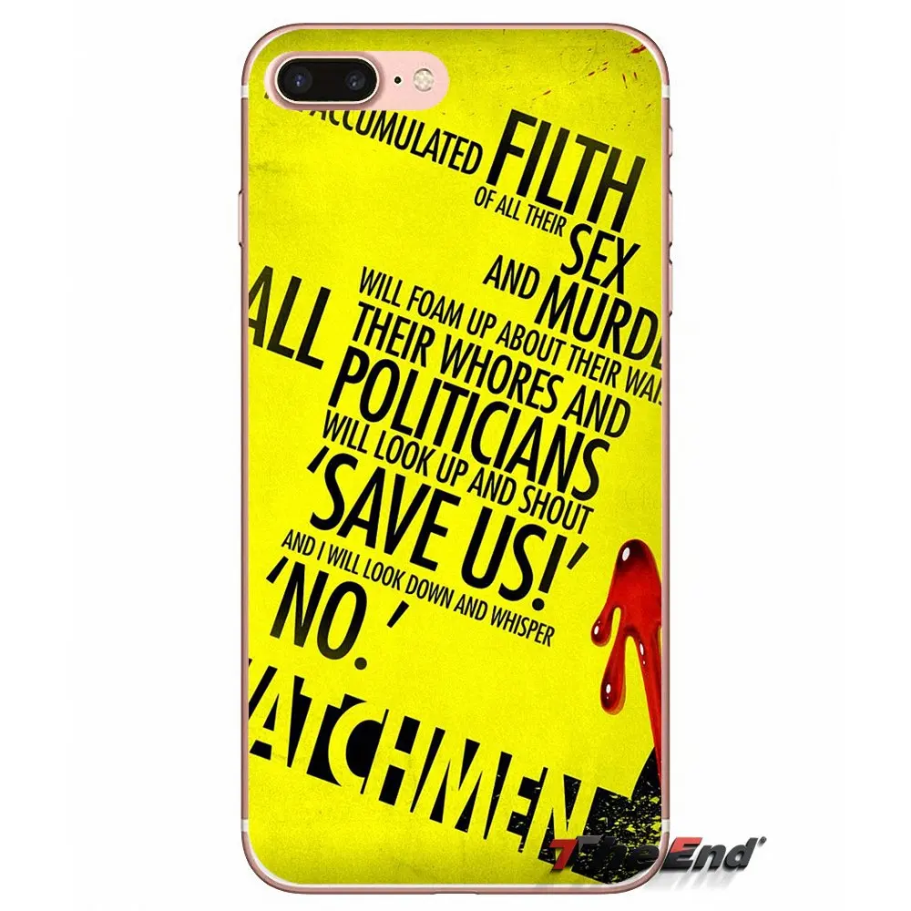 Для Samsung Galaxy S3 S4 S5 MINI S6 S7 edge S8 Plus Note 2 3 4 5 Grand Core Prime Rorschach Watchmen Wall Comedian Badge | Мобильные