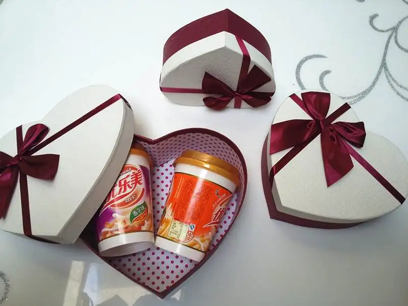 Изысканные подарочные коробки с сердцем для сладких коробка шоколада на день