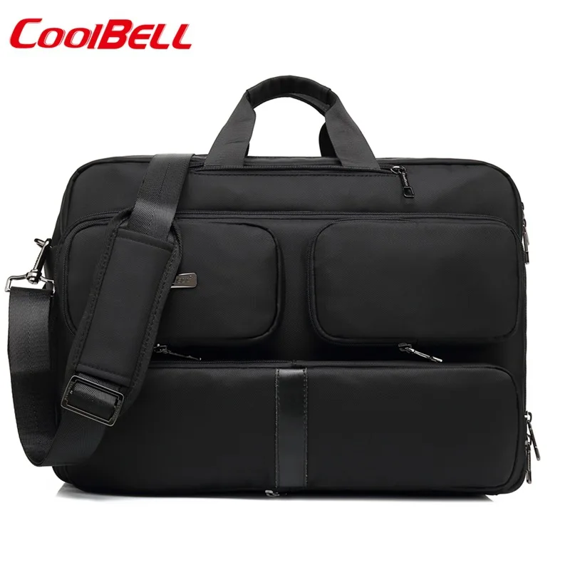 Coolbell 17 дюймов Большой Вместительный мужской рюкзак для ноутбука сумка на плечо С