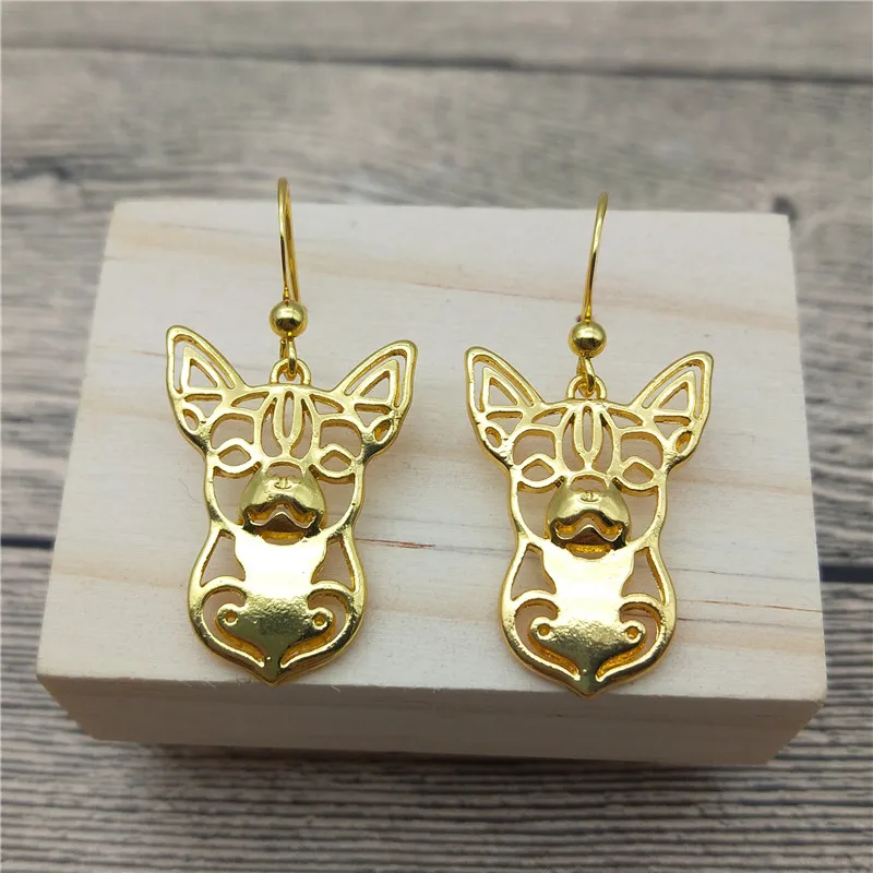 

New Chihuahua Drop Earrings Trendy Style Chihuahua Dangle Earrings Fashion Pet Dog Earrings Women Jewellery