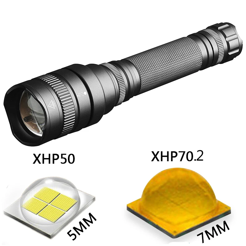 Litwod Z351515 50000lm Мощный тактический светодиодный фонарик с линзами onvoy 30 Вт чип xlamp