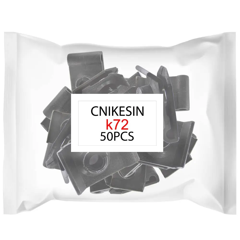 CNIKESIN 50 PCS K72 нейлон Фиксатор автомобильный 5 2 мм отверстие крылатые пластина