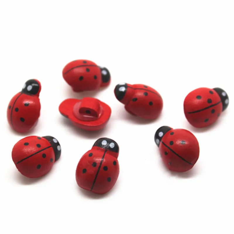 Божья коровка с 2 отверстиями 17 х24 мм 50 шт. | Дом и сад
