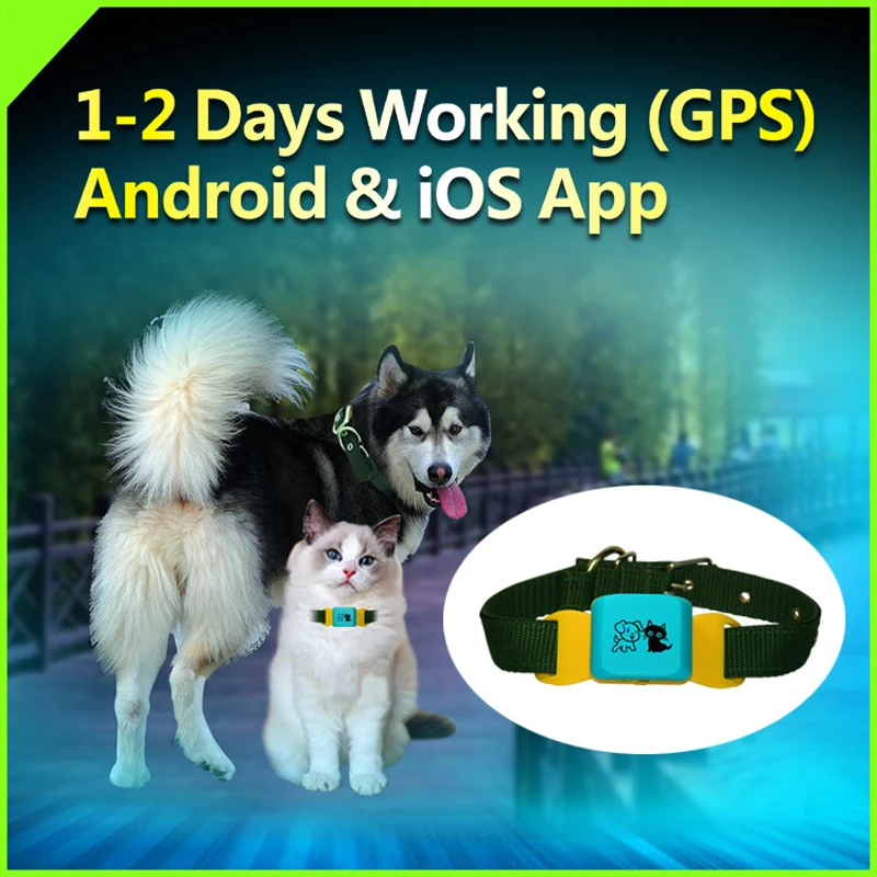 Мини GPS трекер в реальном времени Водонепроницаемый Diy ошейники для собак gps время