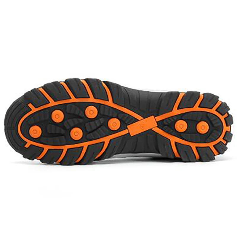 Мужские модные удобные ботинки со стальным носком большие размеры|Защитная