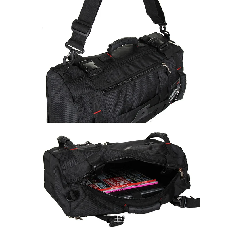 Рекламные Для Мужчин's дорожные сумки большой Ёмкость сумка рюкзаки Двойной