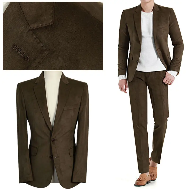 Костюмы для жениха дешевые хаки последние пальто брюки дизайнерские смокинги