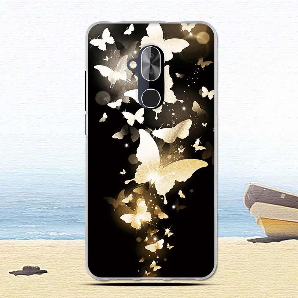 Мягкий Силиконовый ТПУ чехол с красочным рисунком для Alcatel 7 6062W телефона