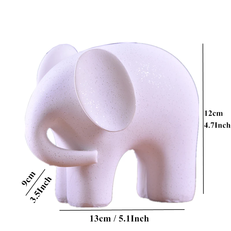 Декор со слоном дома природный песчаник белый слон фигурки миниатюрные