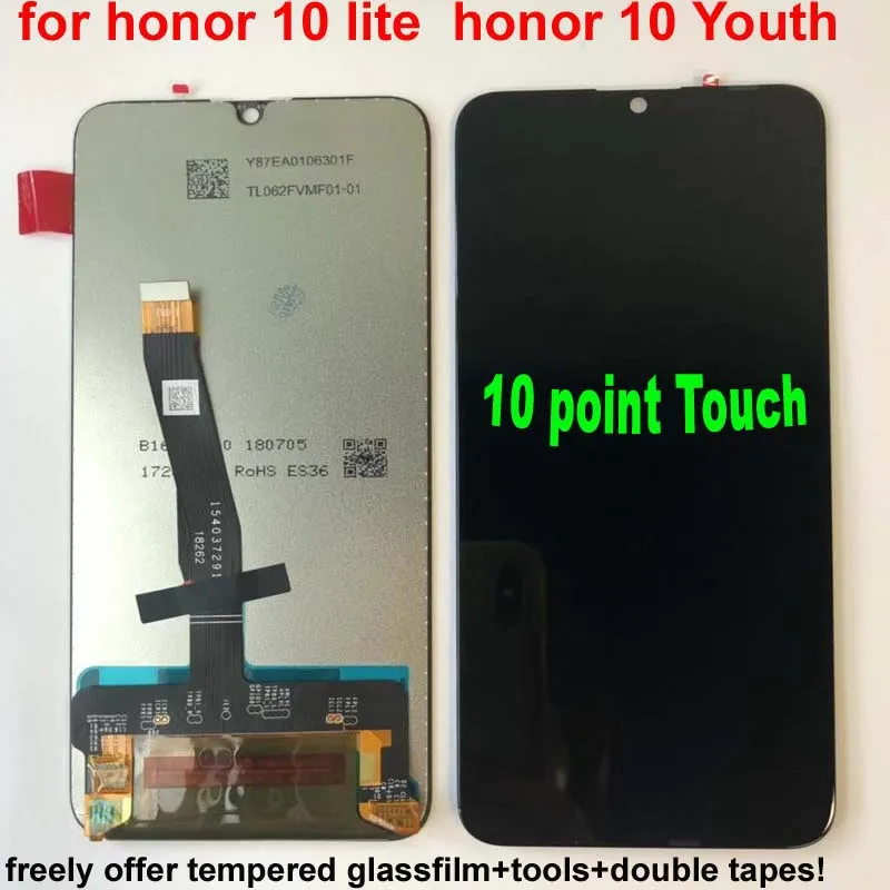 6 21 &quotAAA оригинал с рамкой для Huawei honor 10 lite HRY LX2 LX1 ЖК дисплей кодирующий