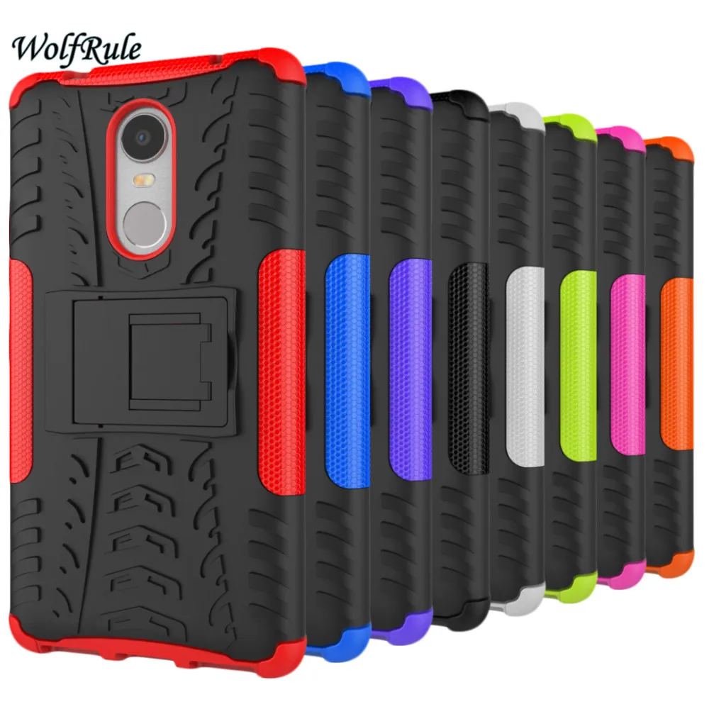 Чехол wolflule для Lenovo K6 Note чехол из ТПУ и ПК с подставкой противоударный Coque 5 5''|phone