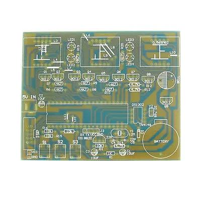 MCU DS1302 Цифровые Электронные Часы Модуль PCB Пустой Доски 100 мм х 83 | Обустройство