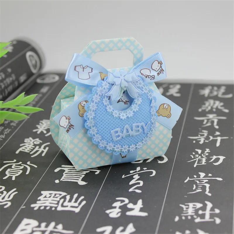 60 шт. медведь Форма DIY Бумага свадебный подарок на крестины Baby Shower вечерние пользу