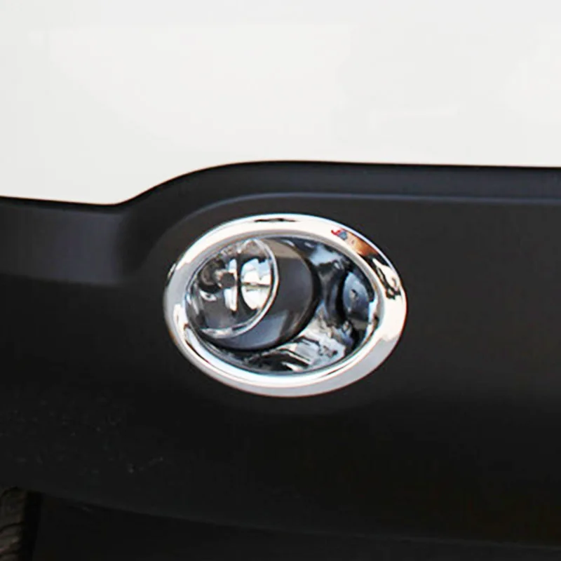 Для Nissan Qashqai/Dualis J10 2007 2008 2009 хромированный передний противотуманный светильник, крышка лампы, вставка, отделка, противотуманный светильник, литье, украшение, рамка