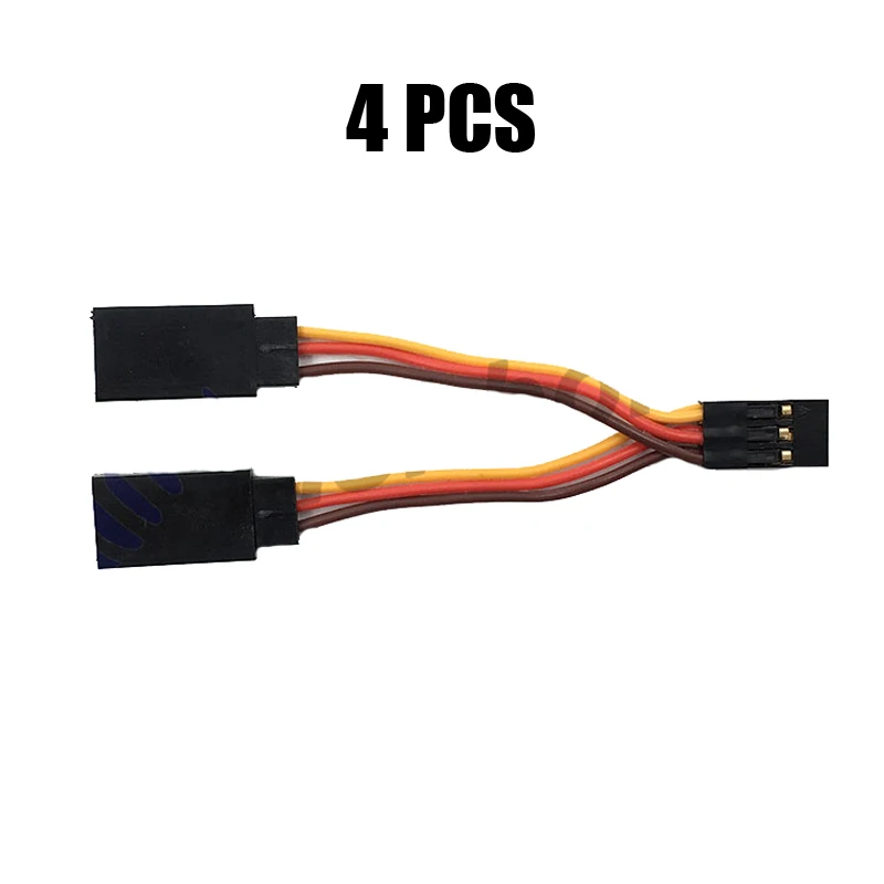 4 шт. Y образный удлинитель кабель для рулевого механизма Futaba JR провод 2 в 1 7 см