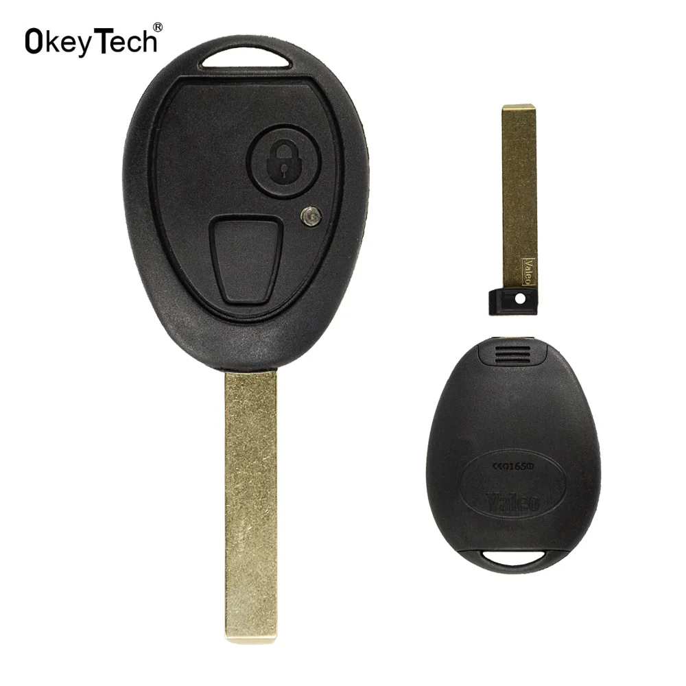 Корпус для автомобильного ключа с 2 кнопками OkeyTech MG BMW Mini Cooper R53 R50 S Land Rover 75 Z3 Z4 X3 X5 e46