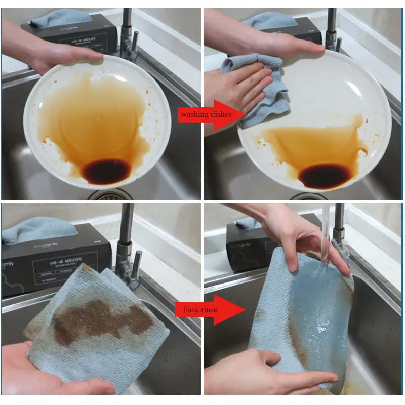 20 шт кухонное бумажное полотенце из микрофибры, одноразовые салфетки, многоразовые салфетки, тряпка для мытья, чистящие салфетки, мочалка серого цвета