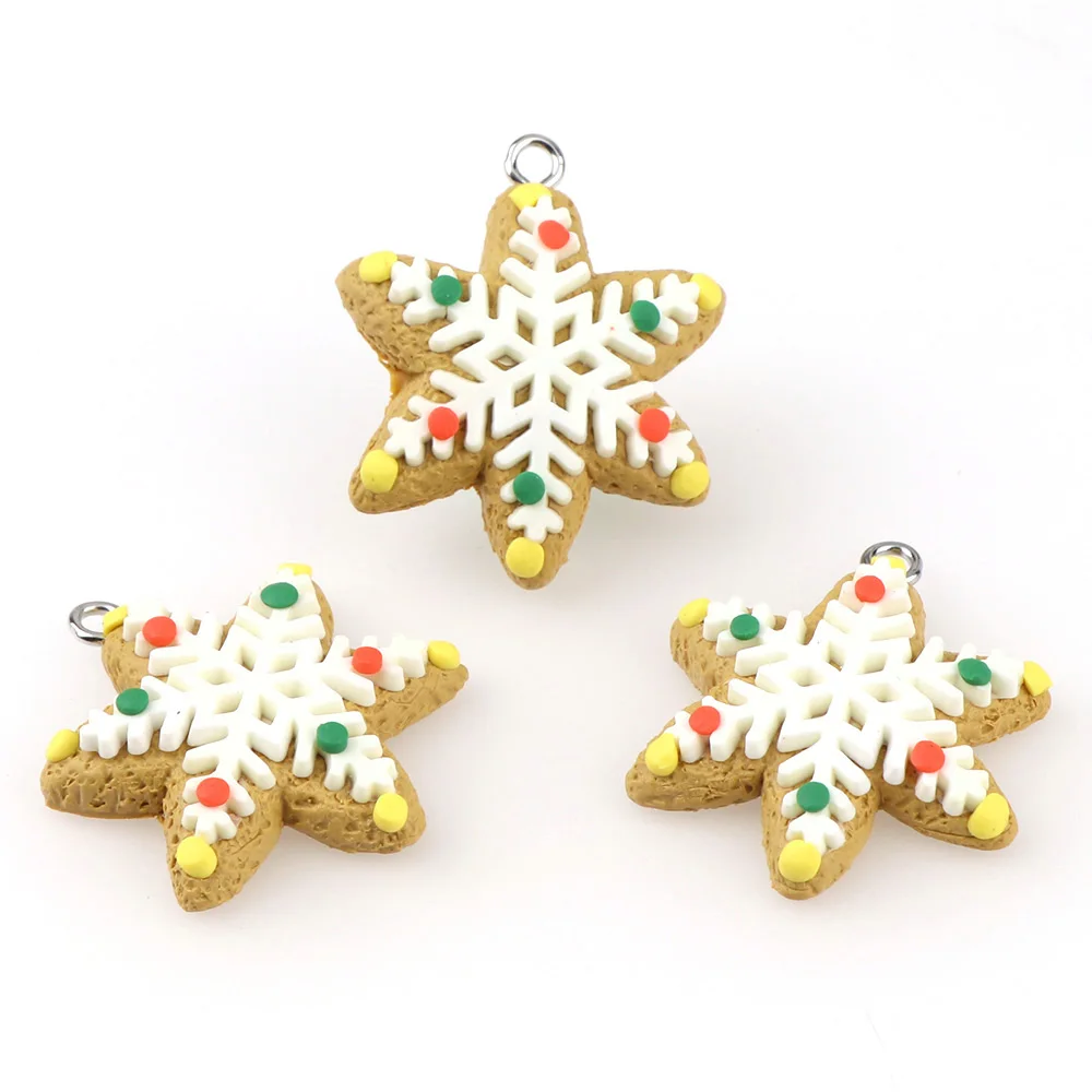 5 штук Милая глина Рождество с винтовыми глазами Рождественские серии ремесла