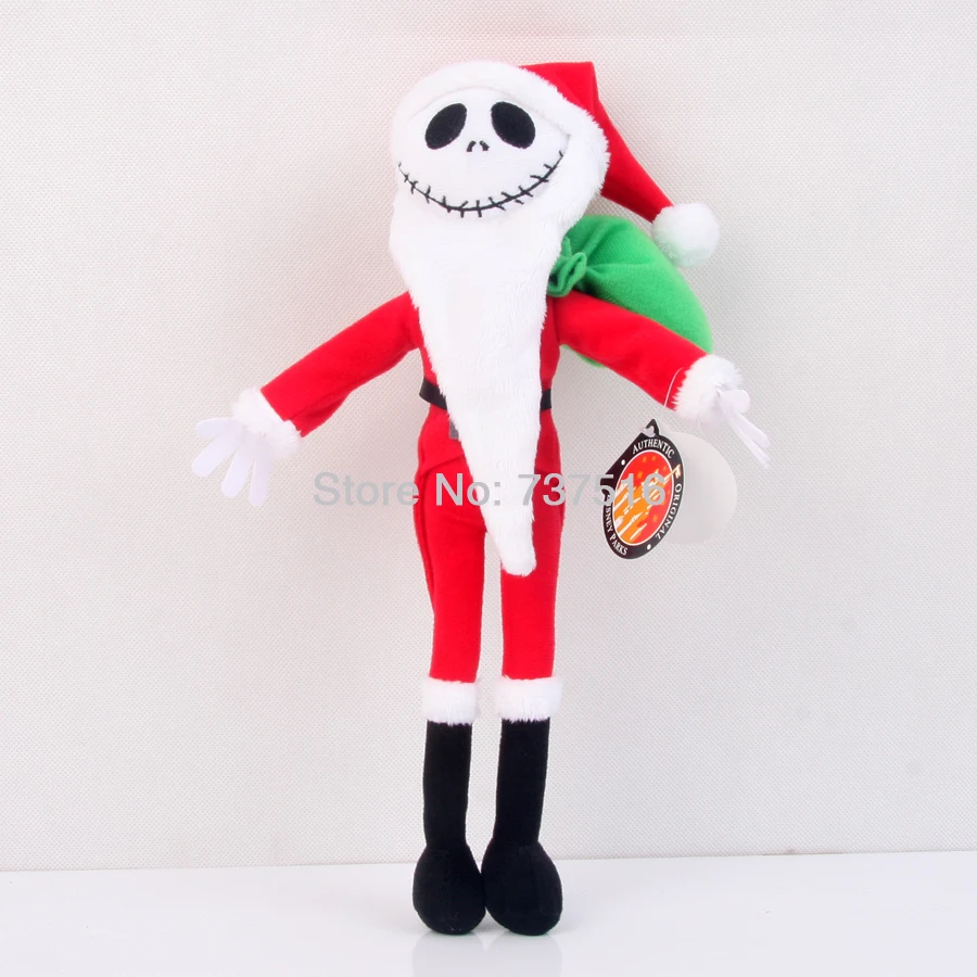 Set Of 2Pcs New The Nightmare Before Christmas Zero 8'' Jack Skellington's ghost dog &amp 12'' Edition Plush Stuffed Toys |