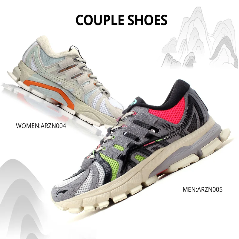 Li-Ning мужские PFW FURIOUS RIDER ACE профессиональные беговые кроссовки носимая подкладочная устойчивая Спортивная обувь Кроссовки ARZN005 XYP804