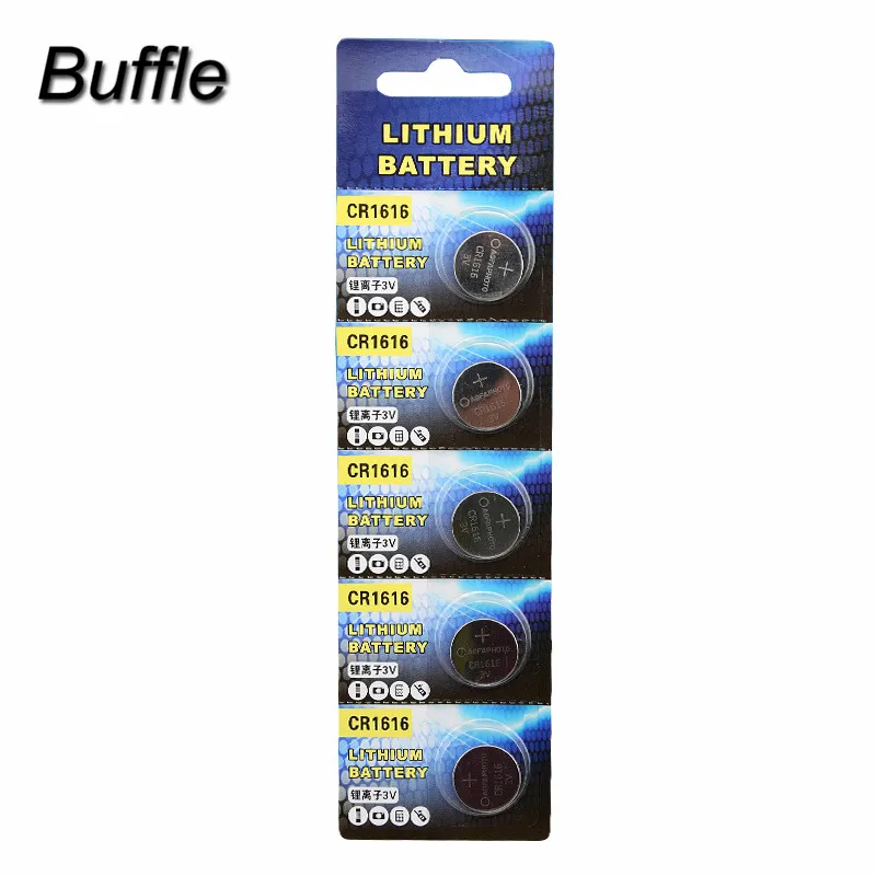 5x CR1616 литиевая батарея для монет 3 в для бесключевого доступа пульта дистанционного управления DL1616 ECR1616 5021LC L11 L28 нейтральная упаковка Бесплатная доставка